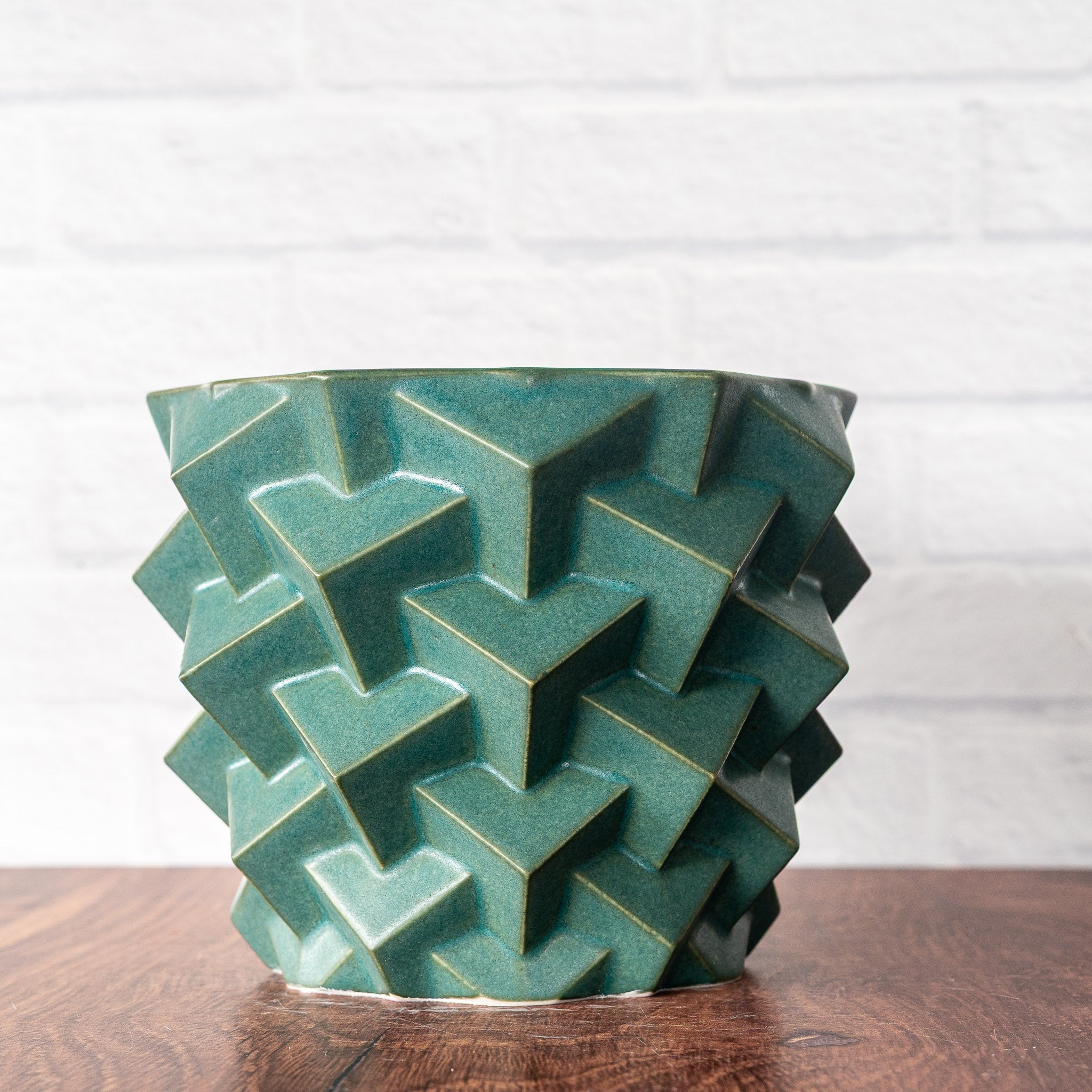 Medium Cubes Planter - Hammerly Ceramics