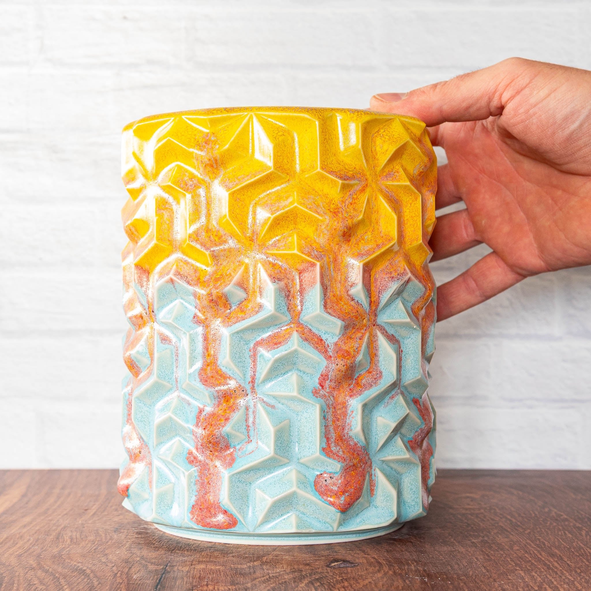Short Triweave Vase - Hammerly Ceramics