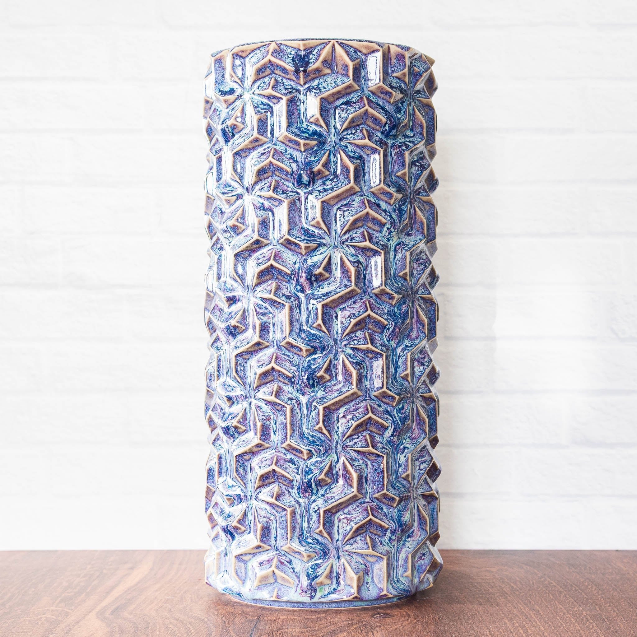 Tall Triweave Vase - Hammerly Ceramics