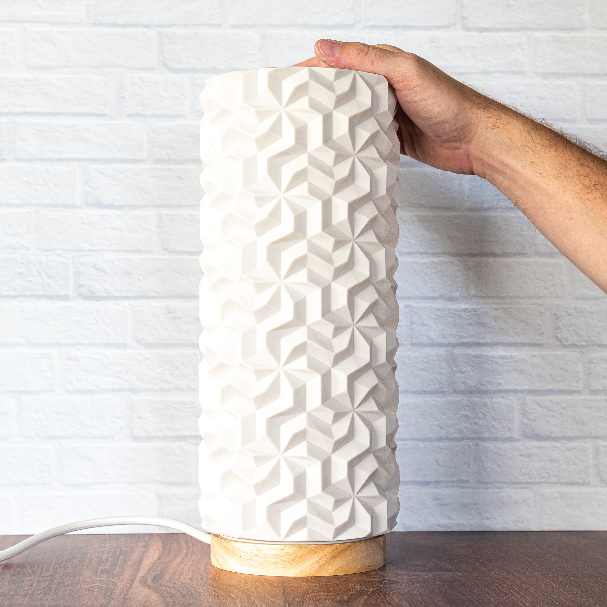 Triweave Lamp - Hammerly Ceramics