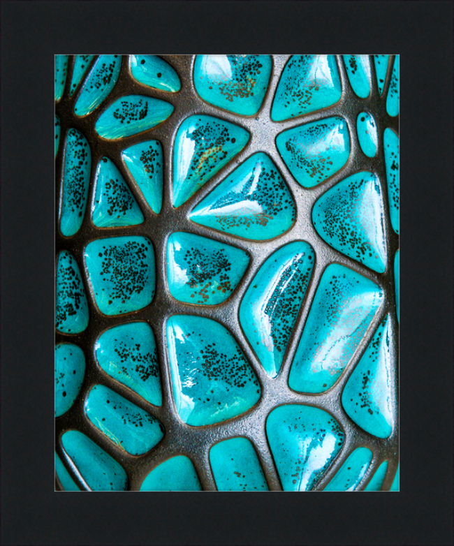 Jade Leopard Framed Print