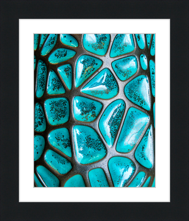 Jade Leopard Framed Print
