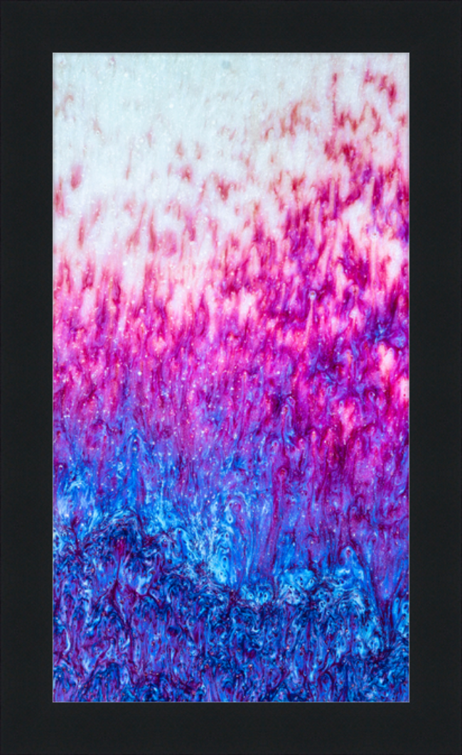 Magenta Fire Framed Print