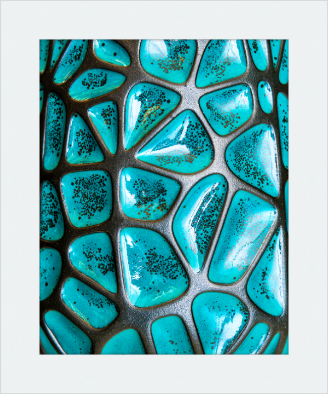 Jade Leopard Framed Print