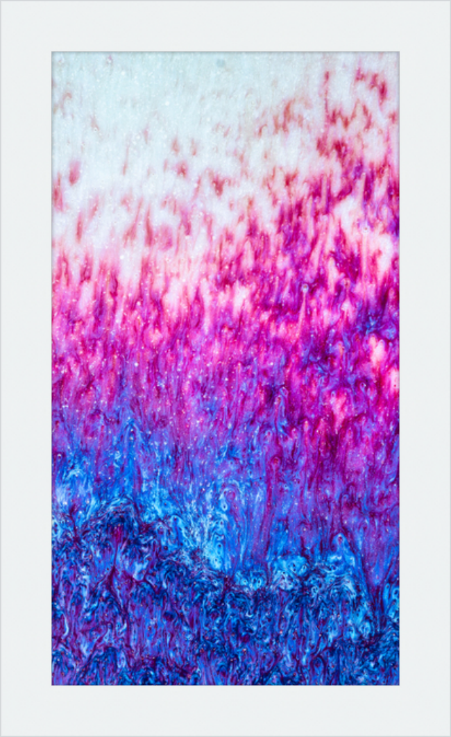 Magenta Fire Framed Print