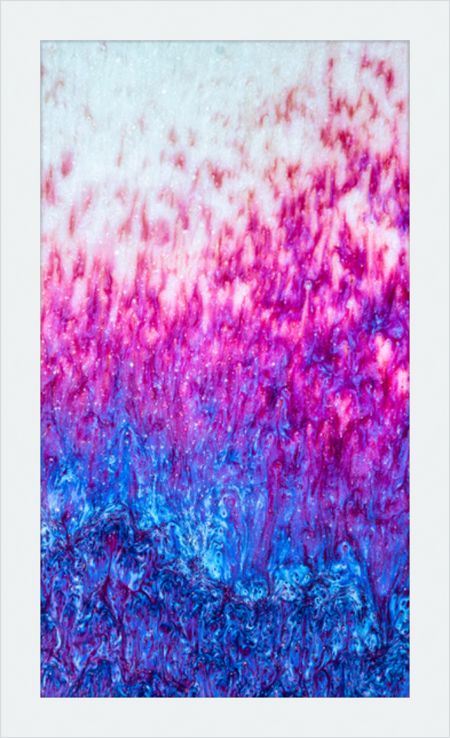 Magenta Fire Framed Print