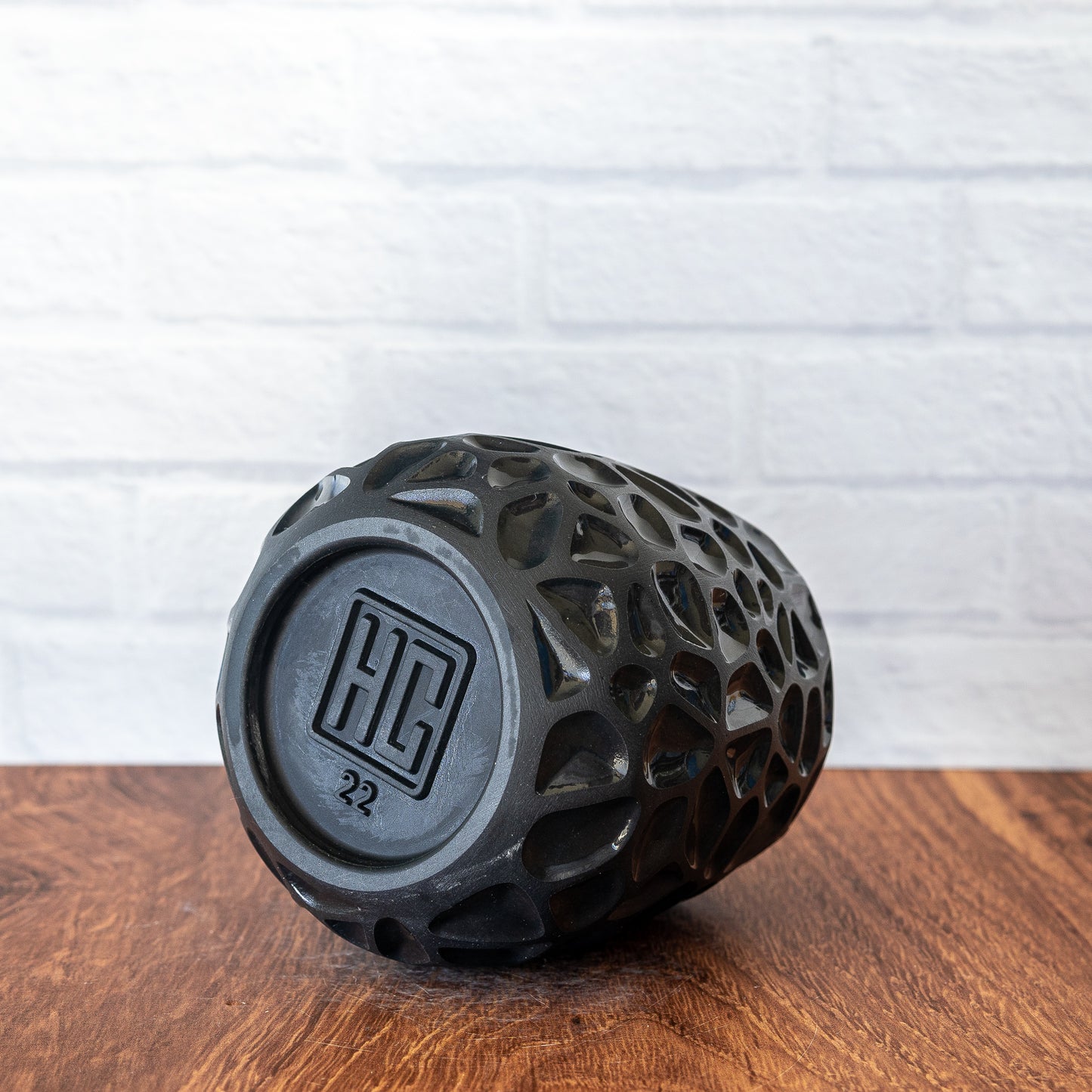 Matte and Glossy Black Bud Vase