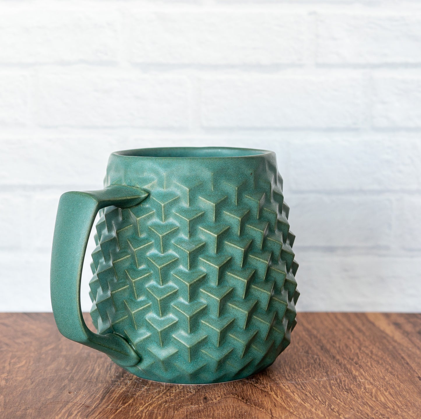 16oz Cubes 'Jade Matte' Mug