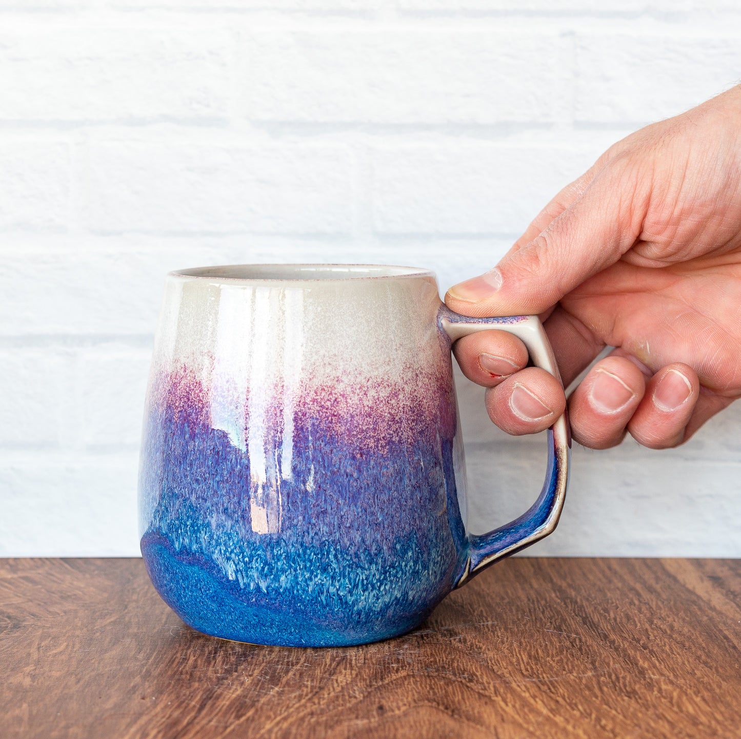16oz Smooth 'Magenta Fire' Mug