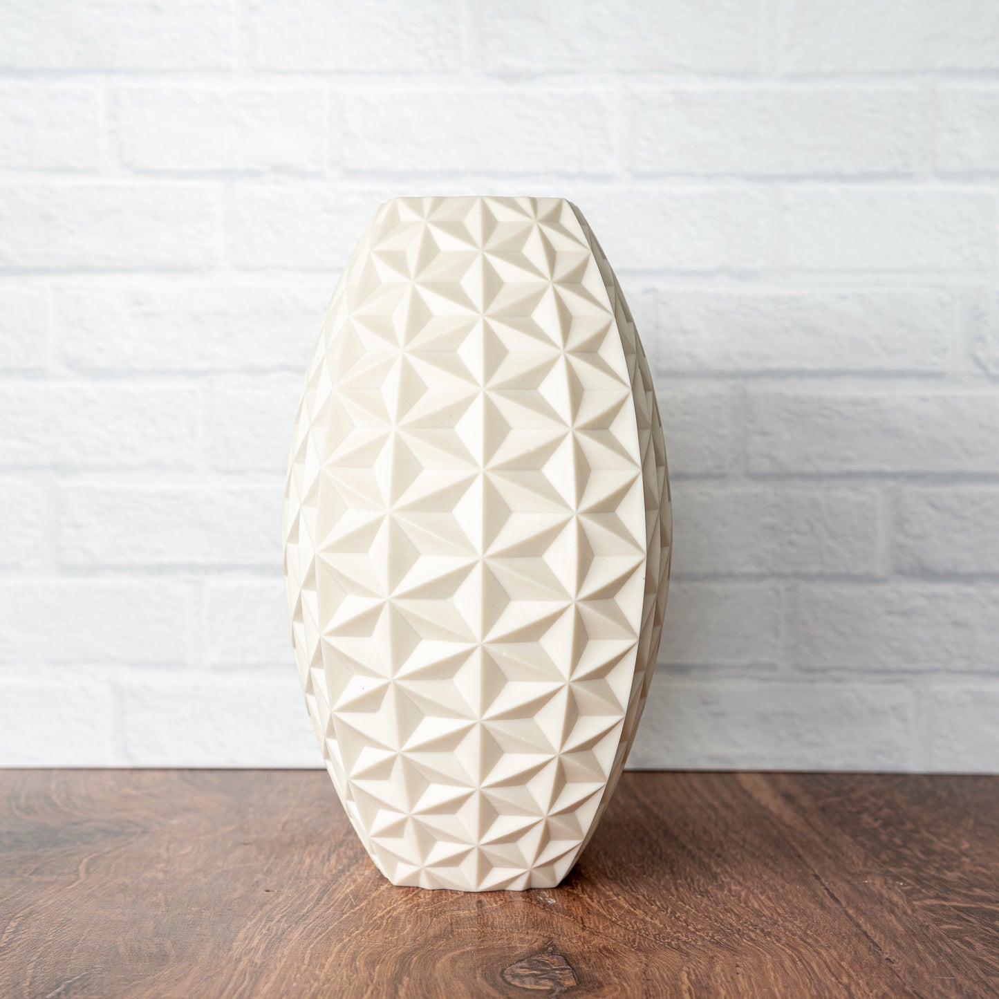 8" Tall Translucent Porcelain Candle Holder/Vase