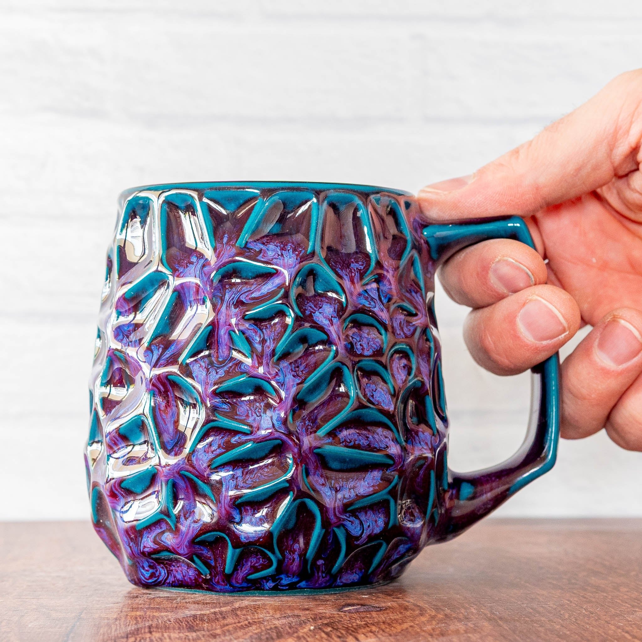 16oz Voronoi Mug - Hammerly Ceramics