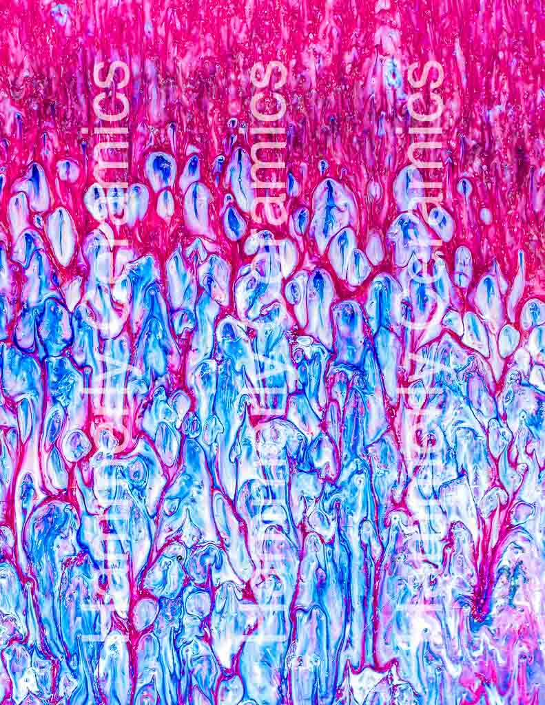 Magenta Melt Print