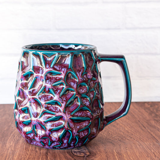 'Dragon Blood' Voronoi 16oz Mug