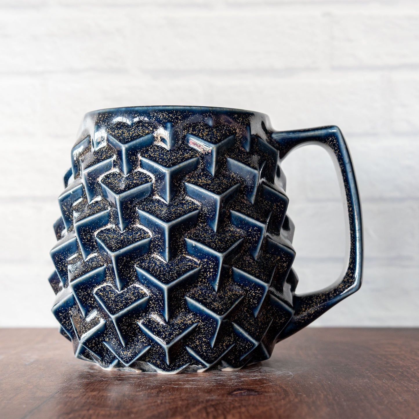 'Blue Teadust' Super Cubes 16oz Mug
