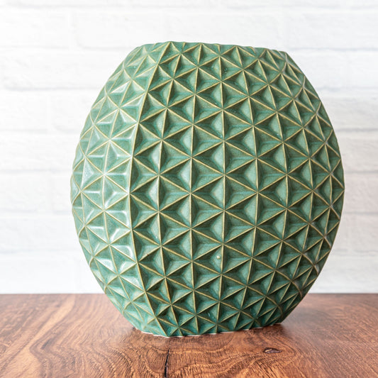 'Jade Matte' 8" Tall Vase