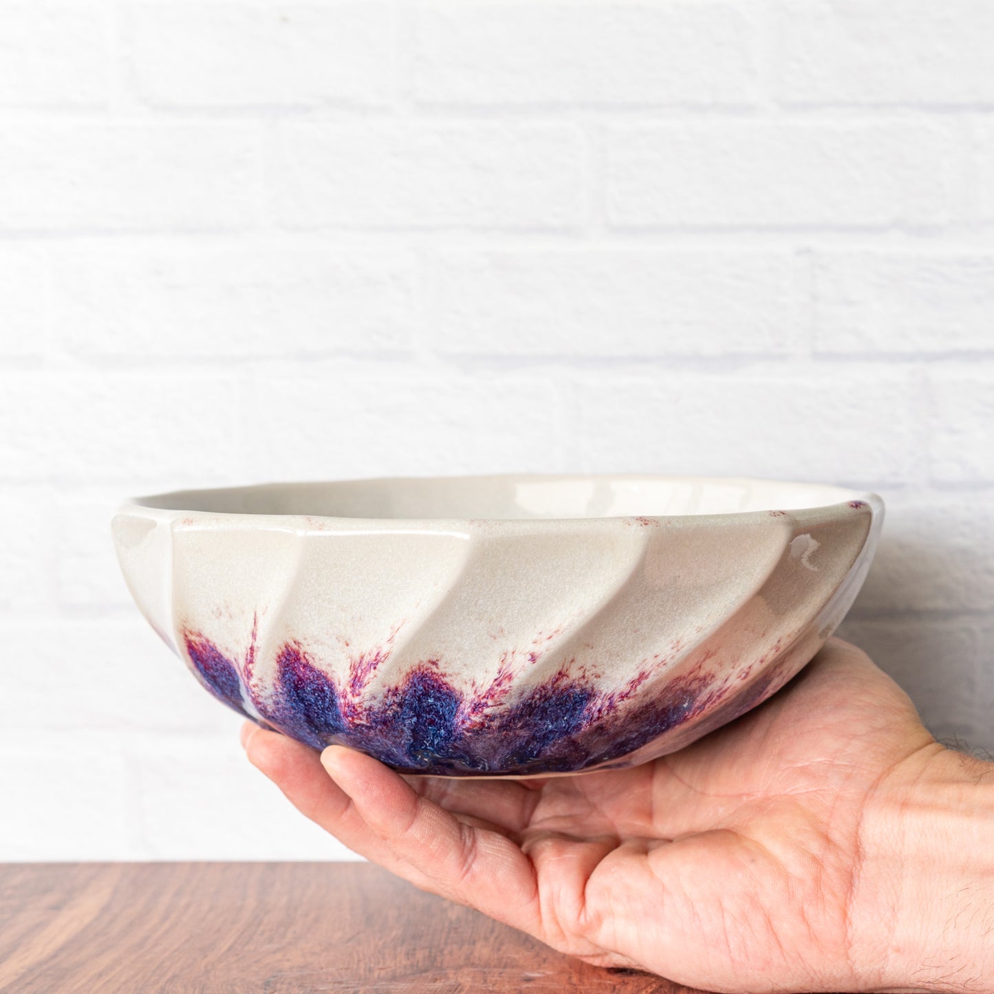 'Magenta Fire' Wide Bowl