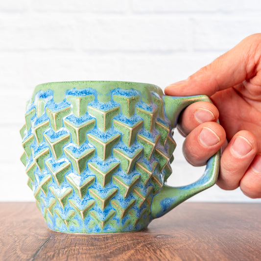 12oz 'Earth Day' Cubes Mug