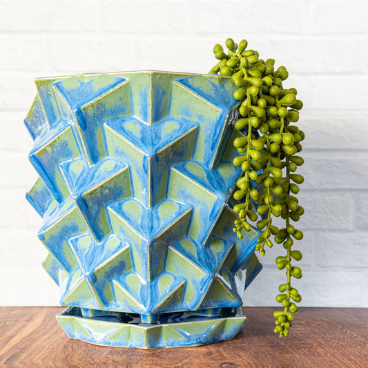 'Earth Day' - Mega Cubes Planter