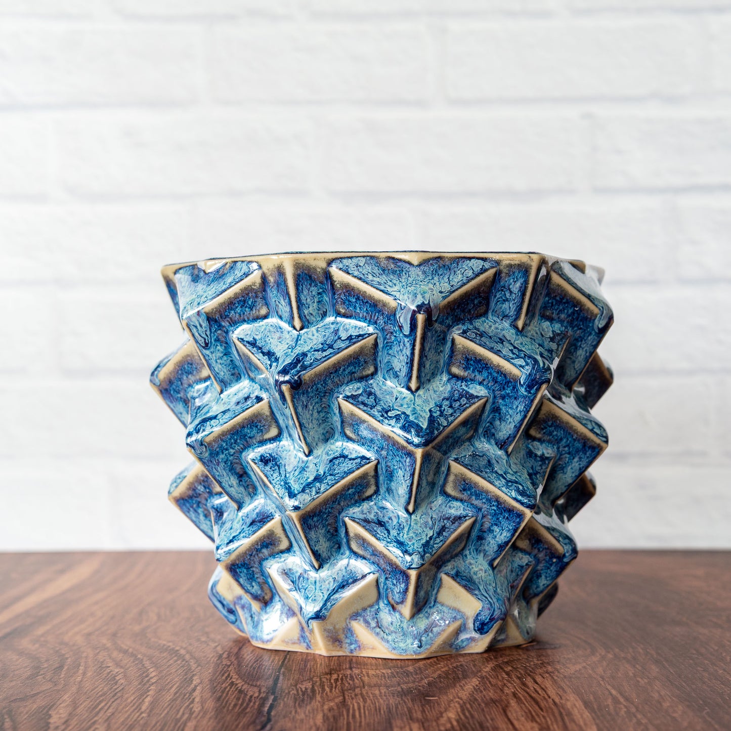 Medium 'Riptide' Cubes Planter