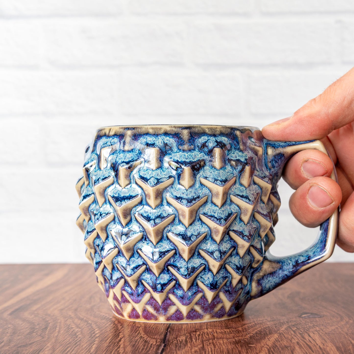 12oz 'Riptide' Cubes Mug