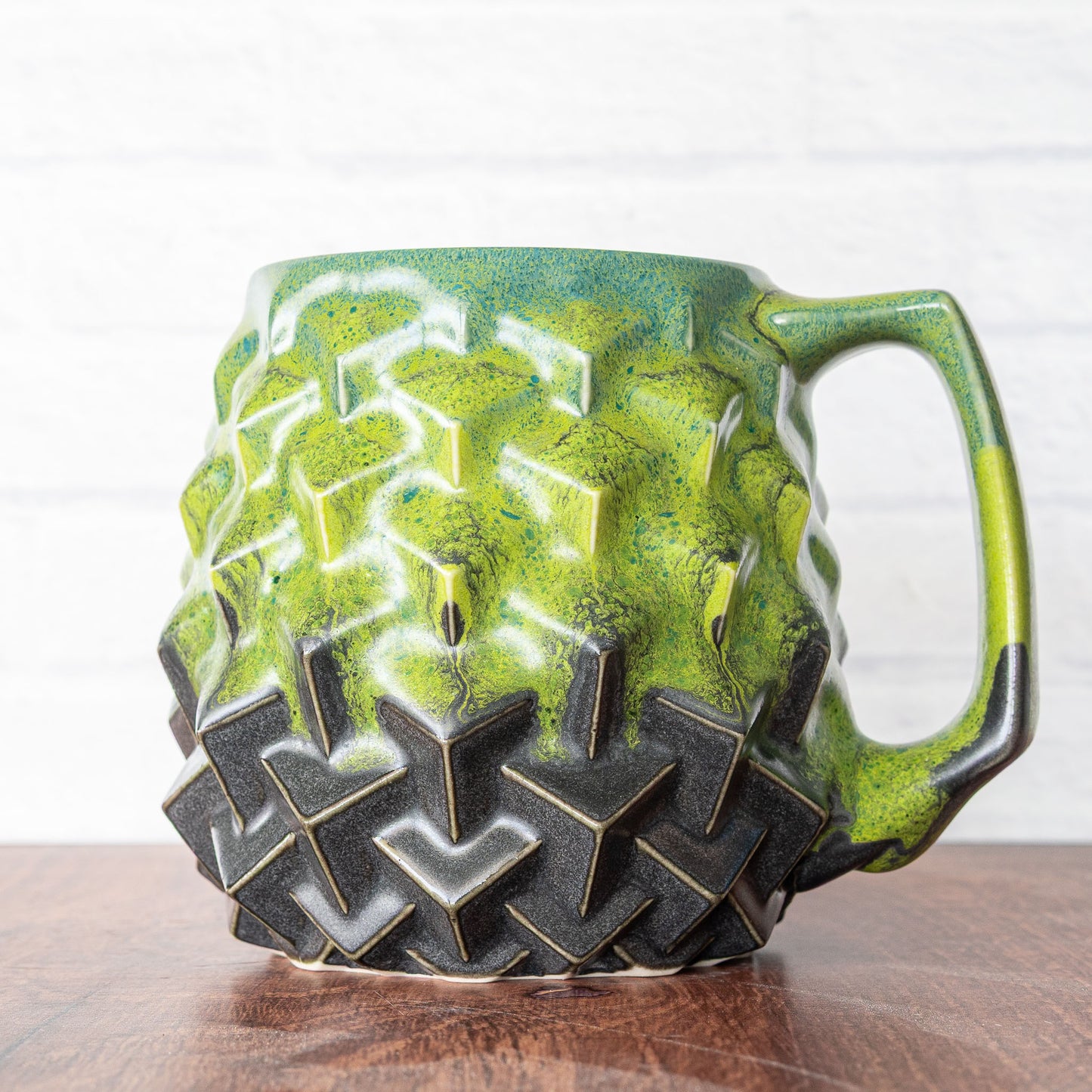 'Green Goblin' Super Cubes 16oz Mug