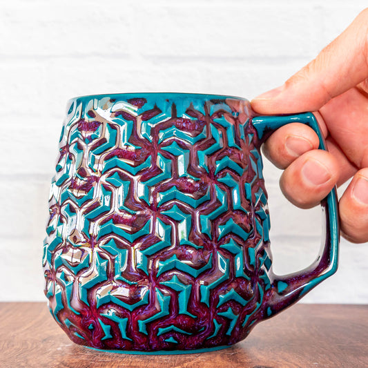 16oz 'Dragon Blood' Triweave Mug