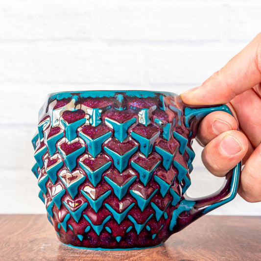 12oz 'Dragons Blood' Cubes Mug