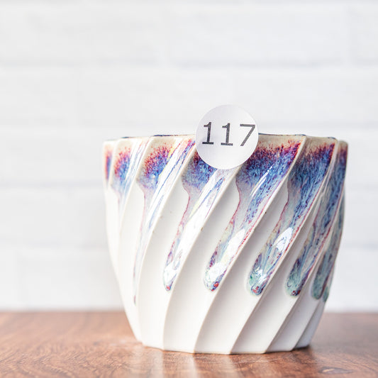 #117 - 4.5" Twist Short Planter