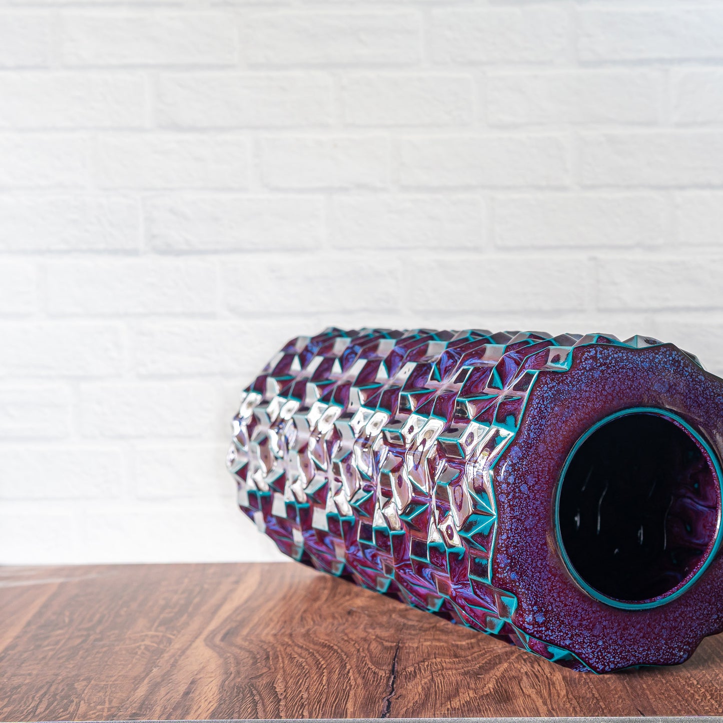 'Dragons Blood' Triweave Vase