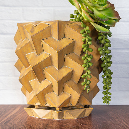 'Sandstone' Mega Cubes Planter