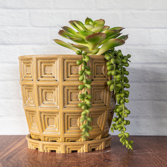 'Sandstone' Squares Planter