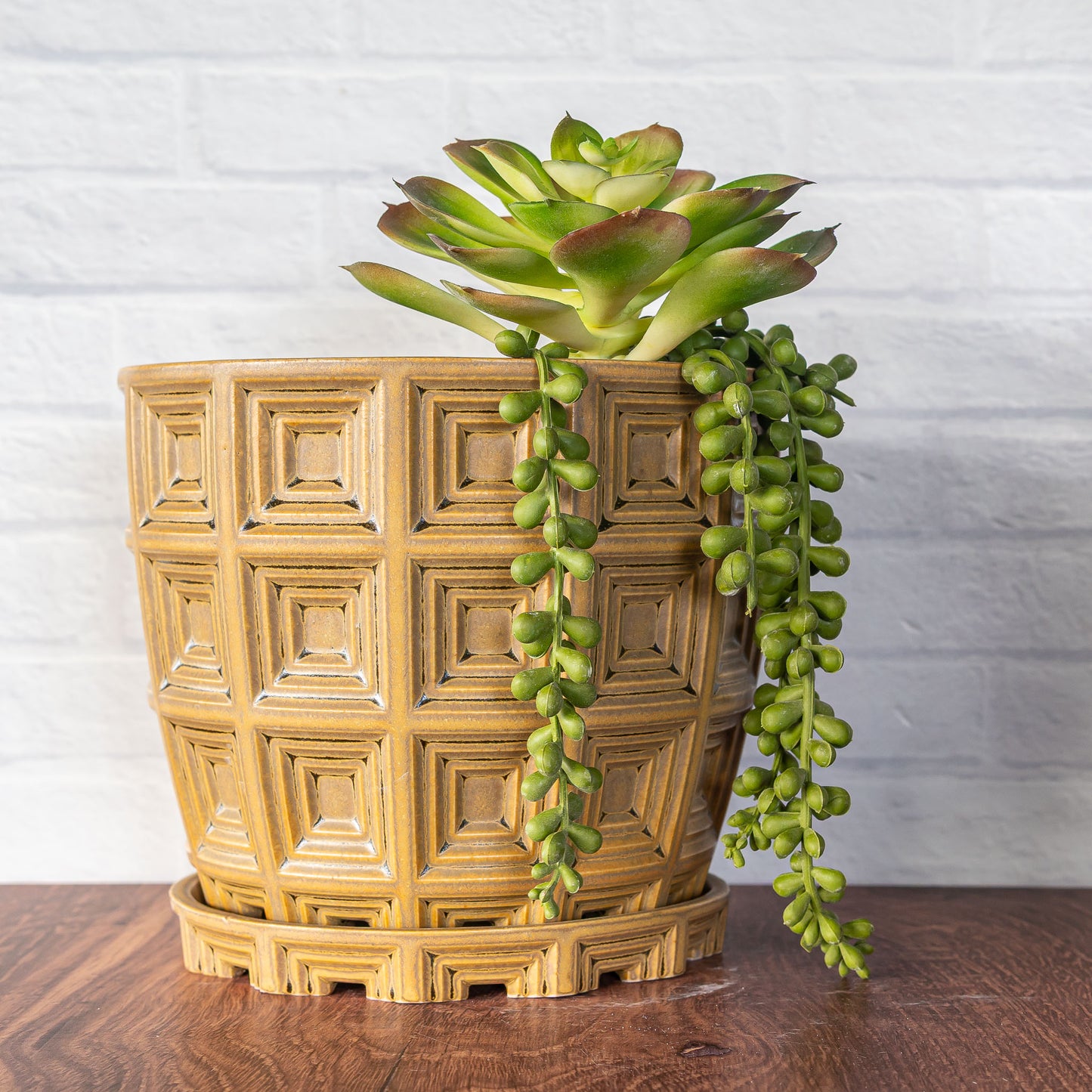 'Sandstone' Squares Planter