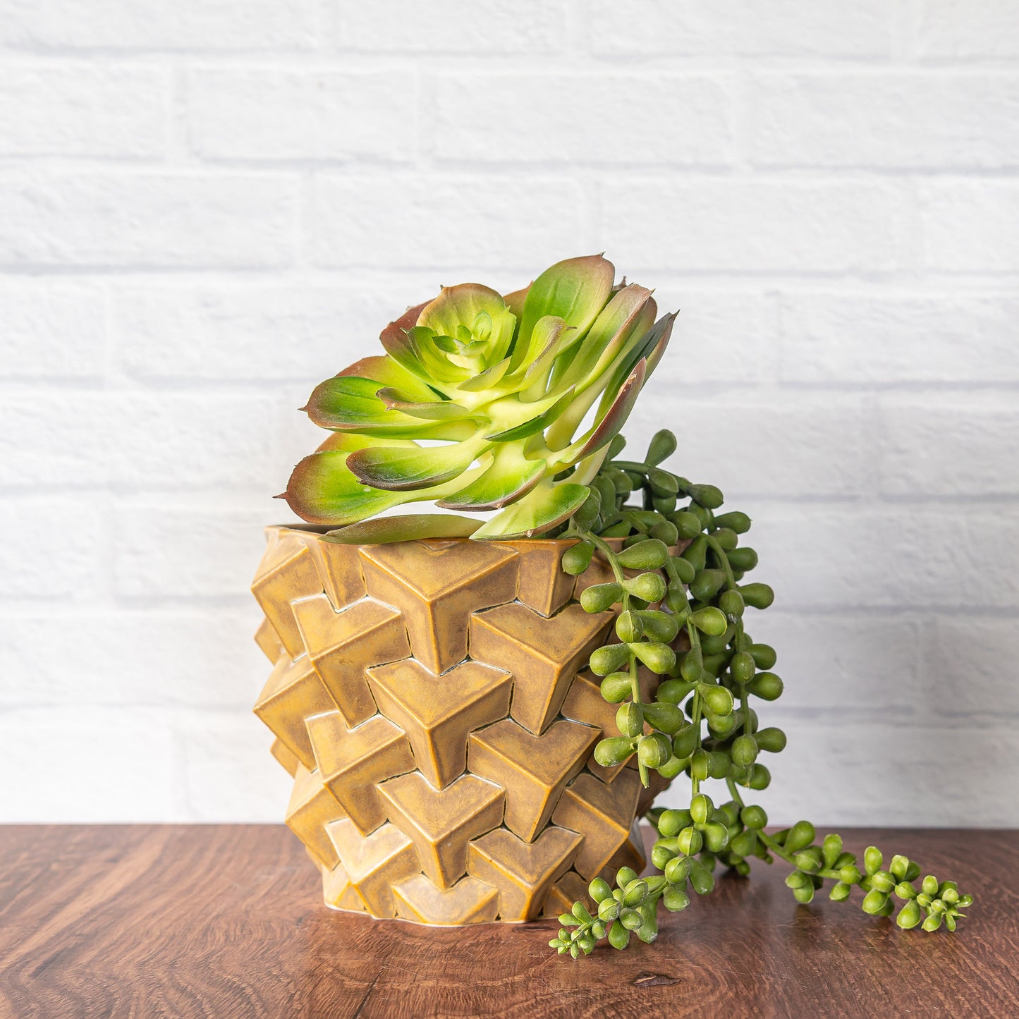 'Sandstone' Medium Cubes Planter