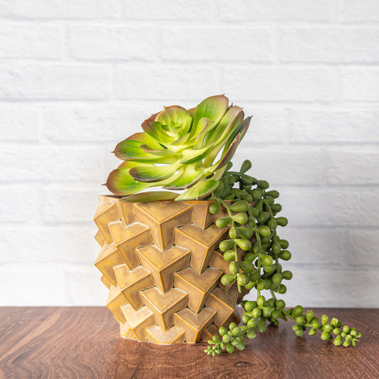 'Sandstone' Medium Cubes Planter
