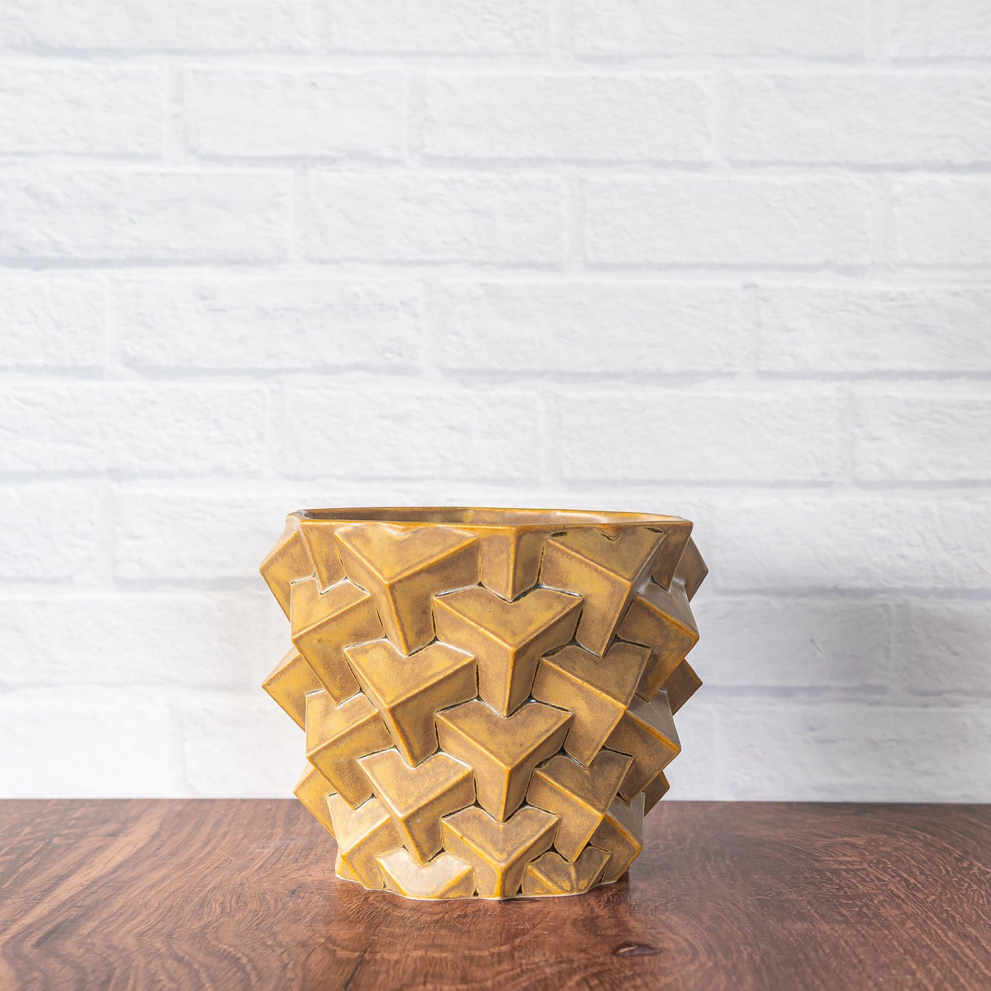 'Sandstone' Medium Cubes Planter