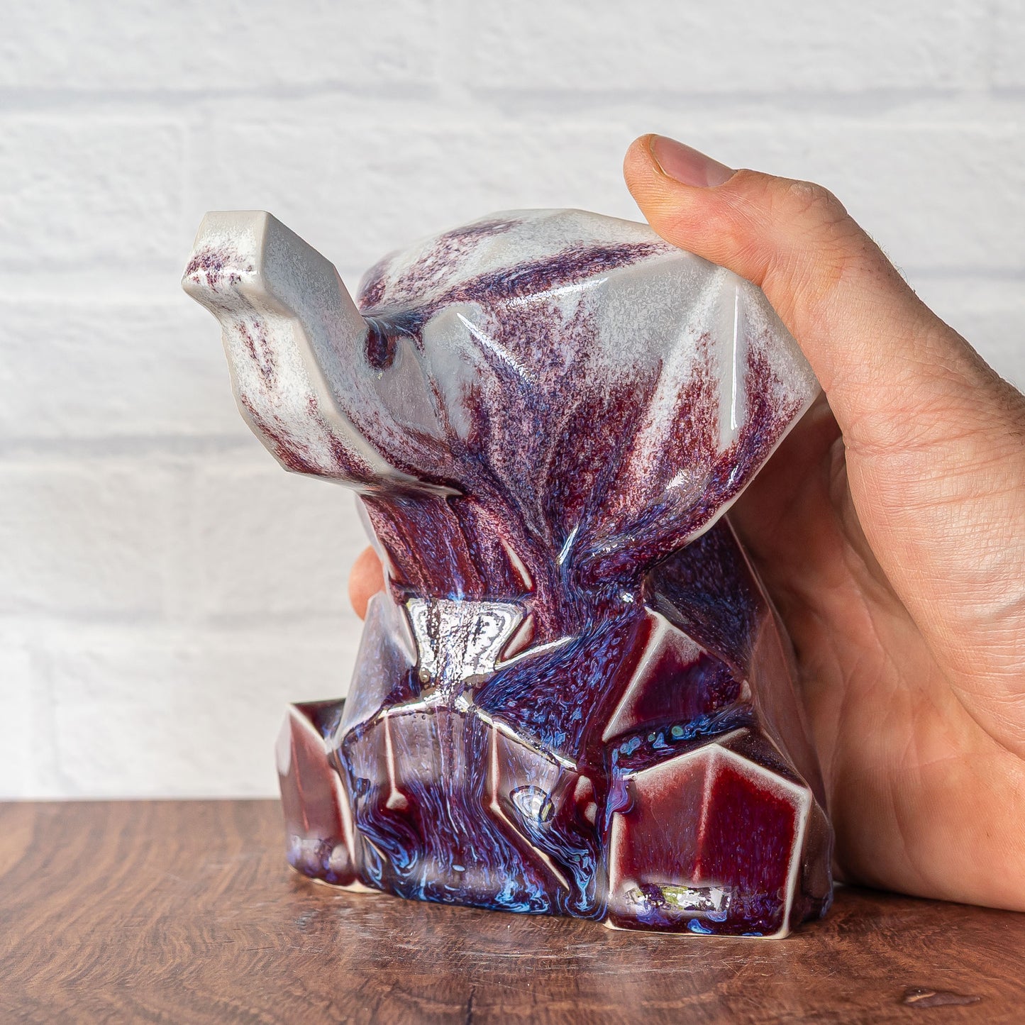 Medium 'Berry Frost' Elephant