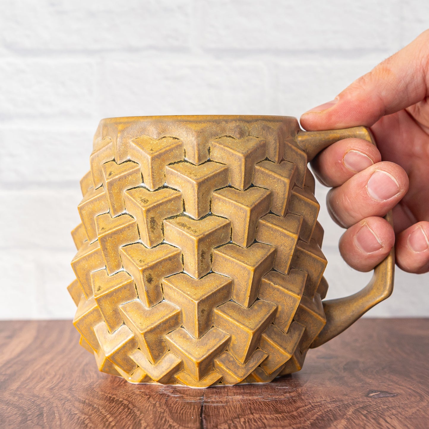 16oz 'Sandstone' Super Cubes Mug