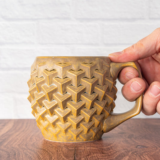 12oz 'Sandstone' Cubes Mug