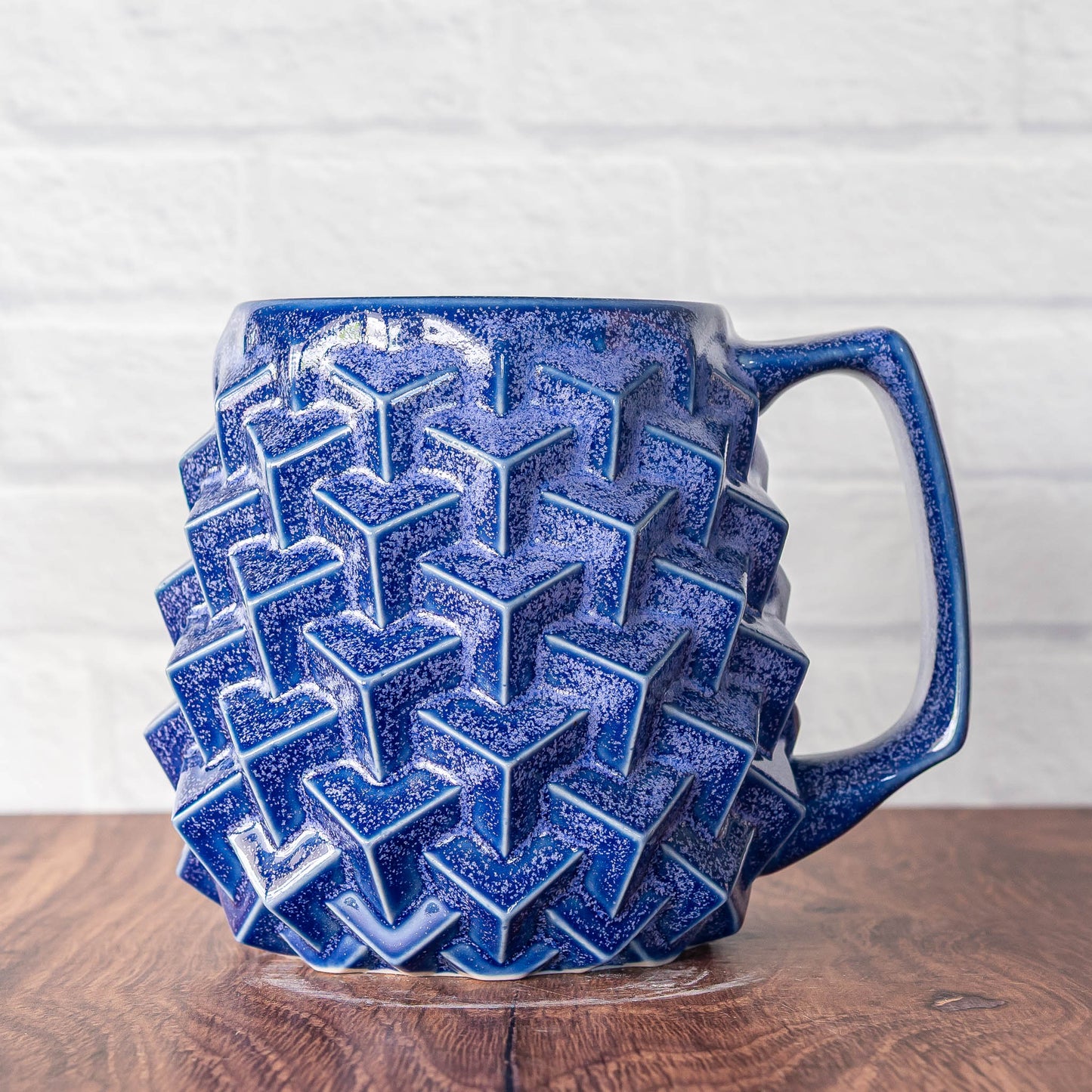 16oz 'Lavender Teadust' Super Cubes Mug