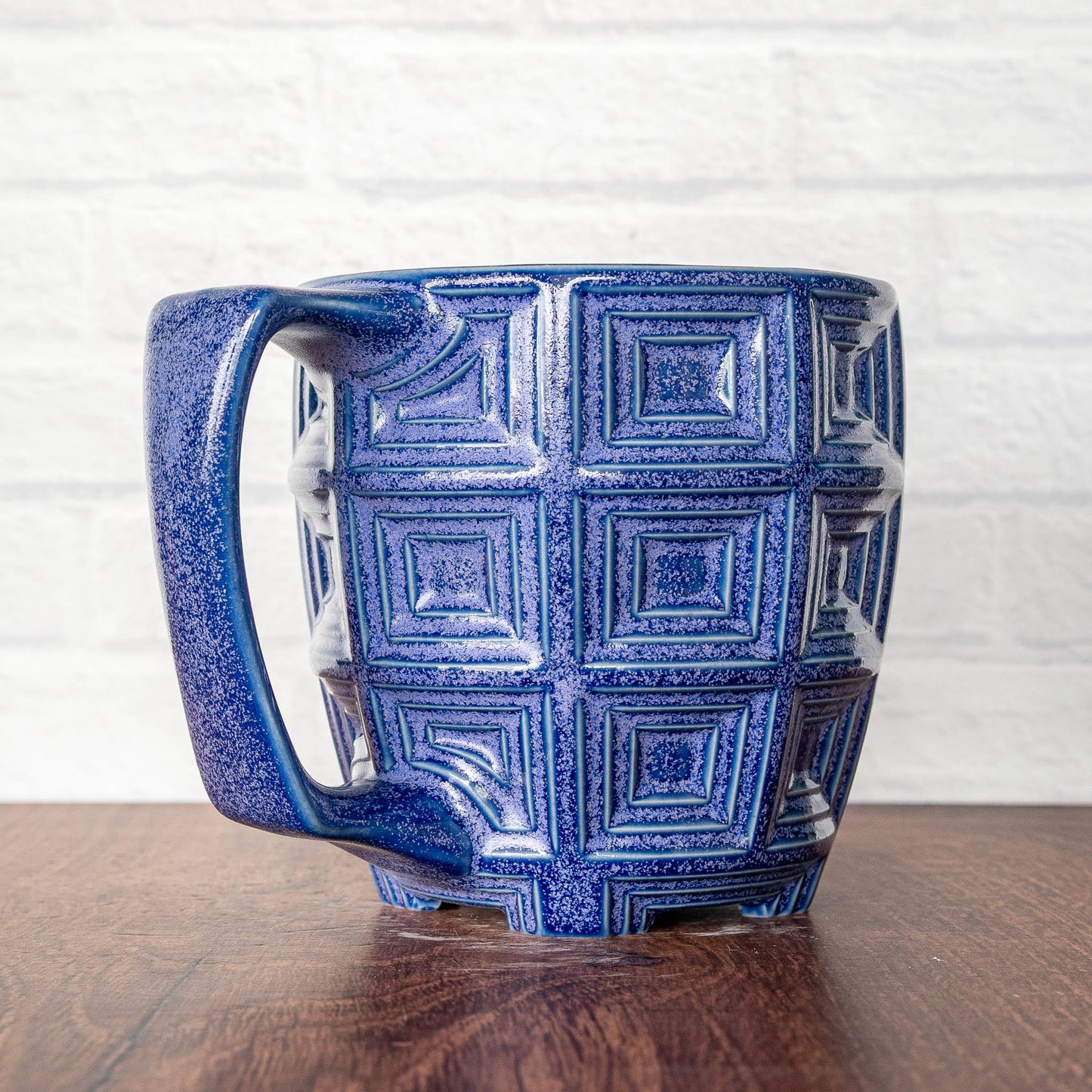 20oz 'Lavender Teadust' Squares Mug