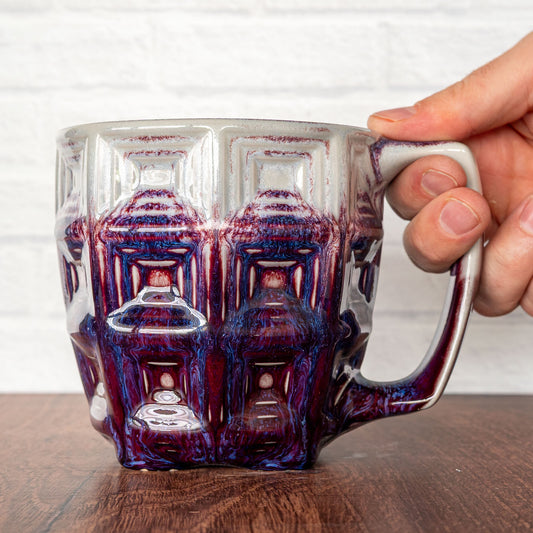 20oz 'Berry Frost' Squares Mug