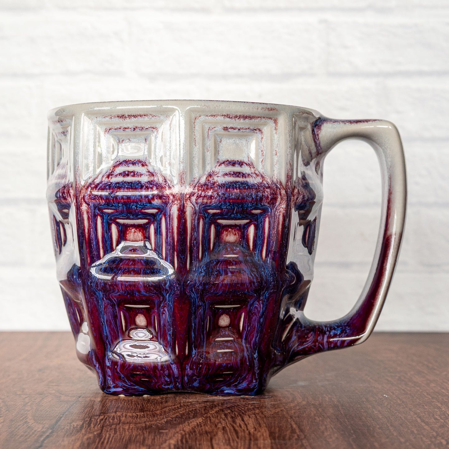 20oz 'Berry Frost' Squares Mug