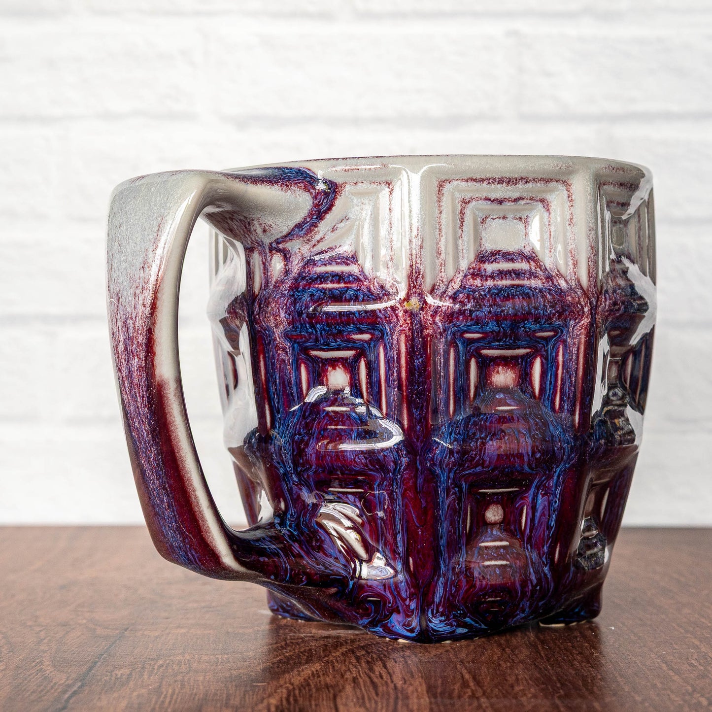 20oz 'Berry Frost' Squares Mug