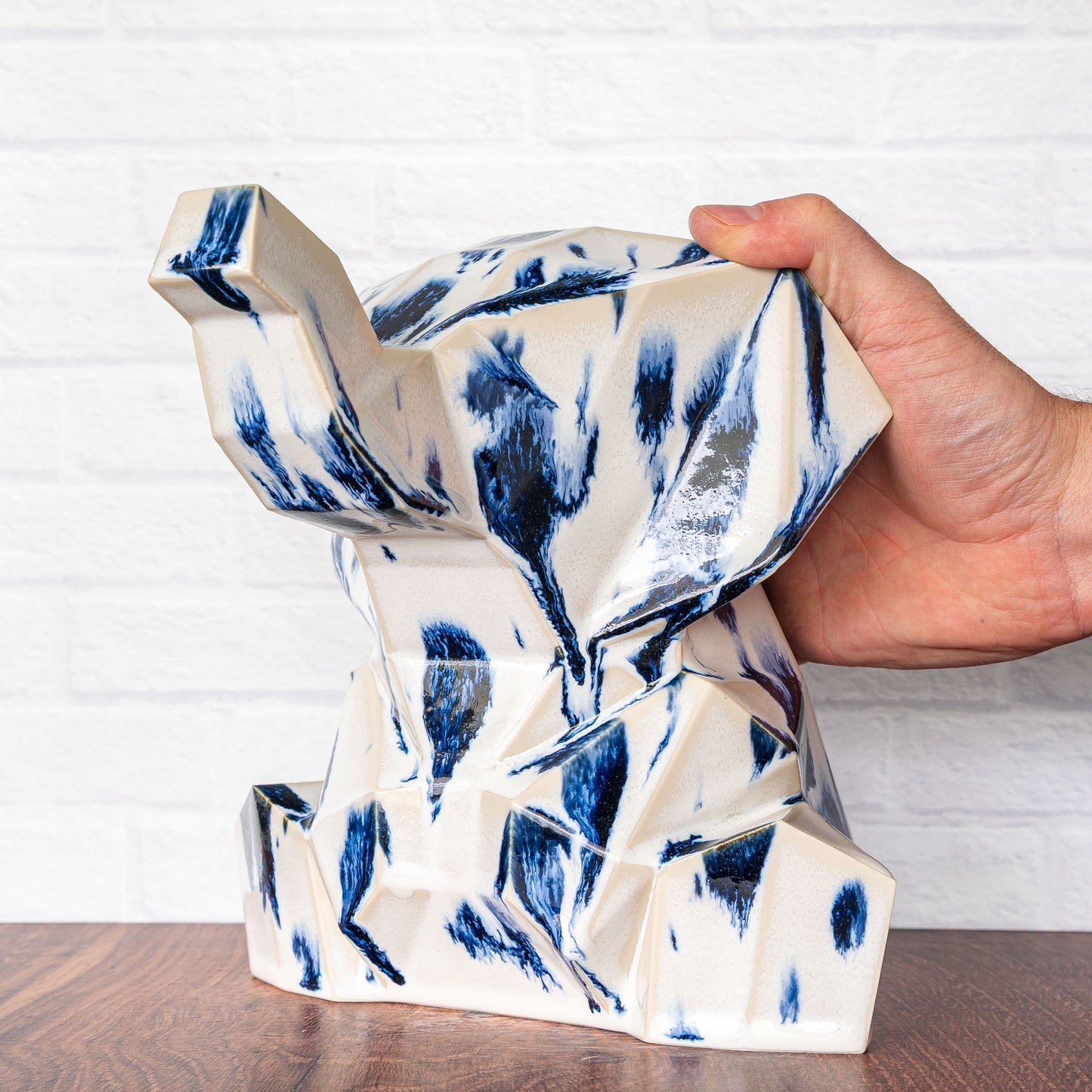 Large 'Snow Leopard' Elephant