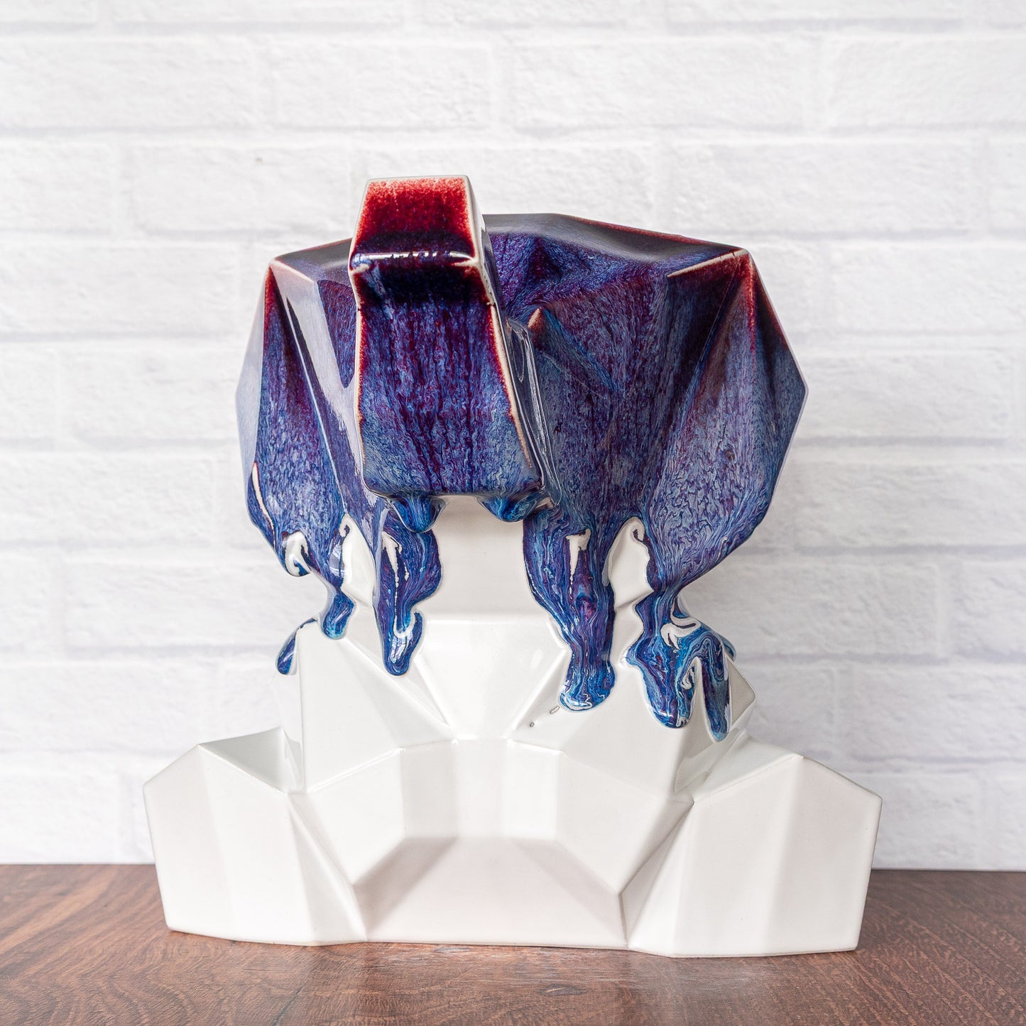 Large 'Drips on White' Elephant