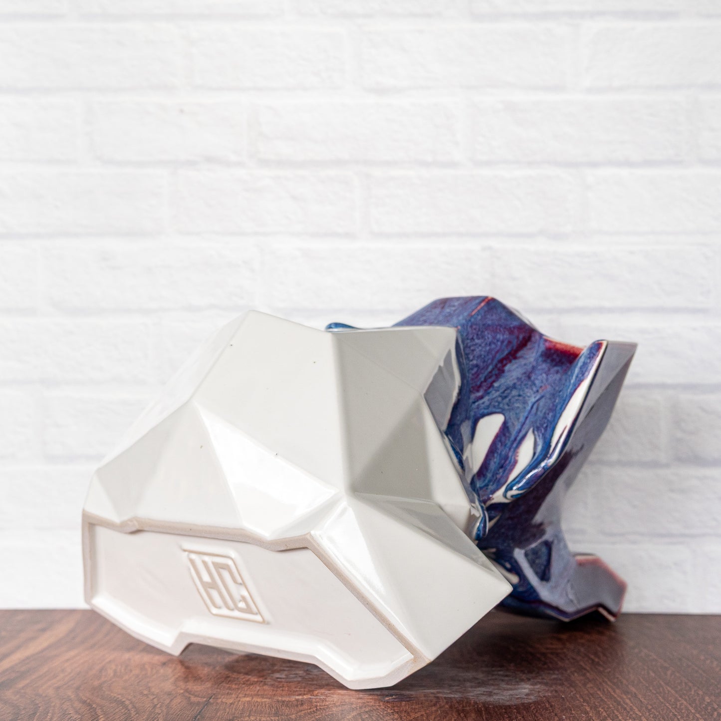 Large 'Drips on White' Elephant