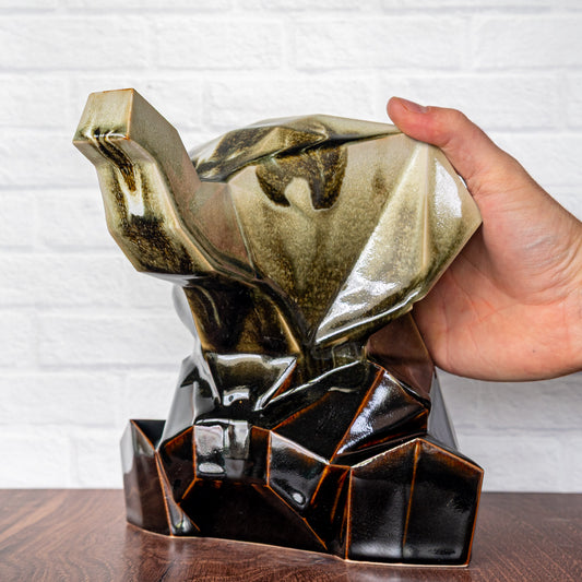 Large 'Iced Coffee' Elephant