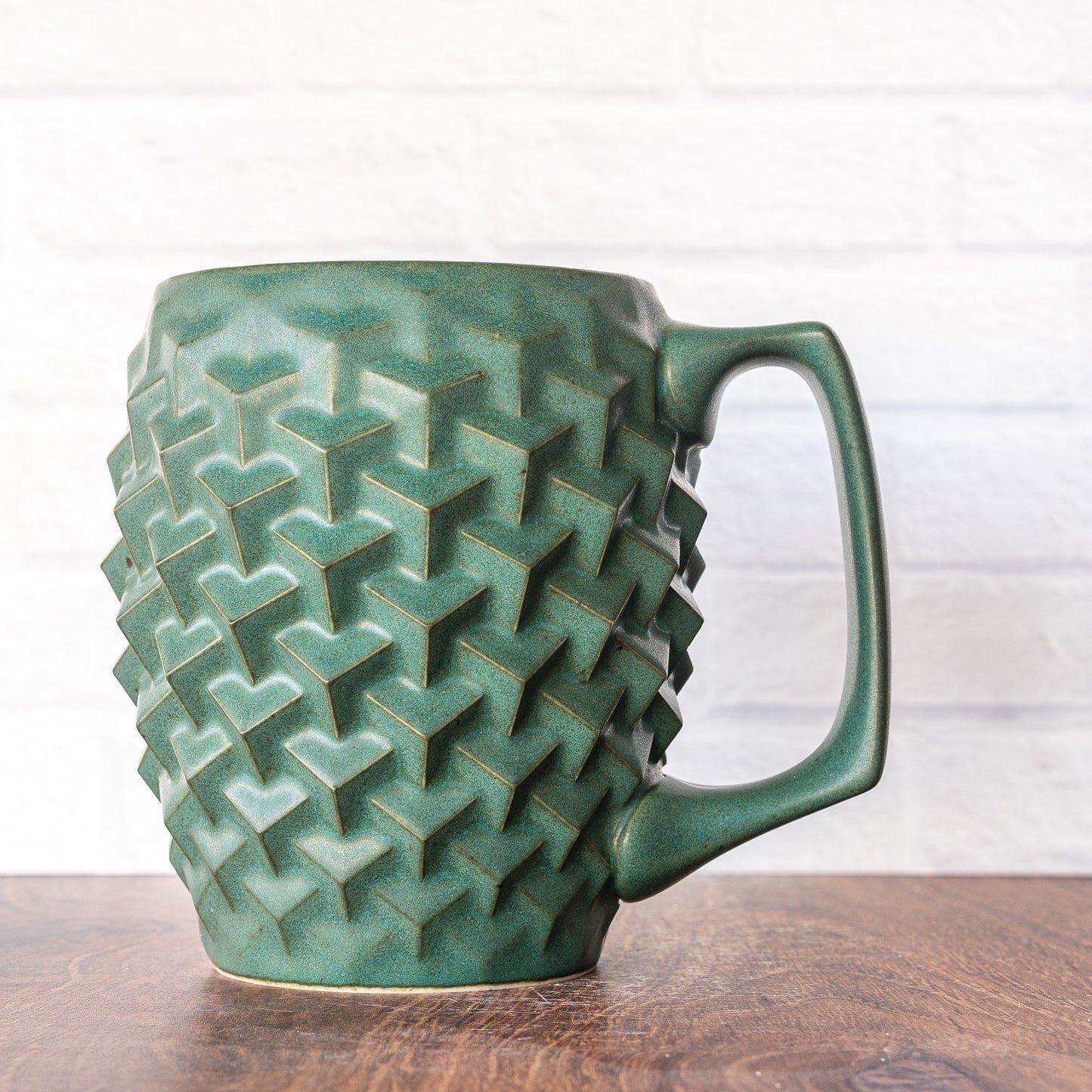 20oz 'Jade Matte' Cubes Mug