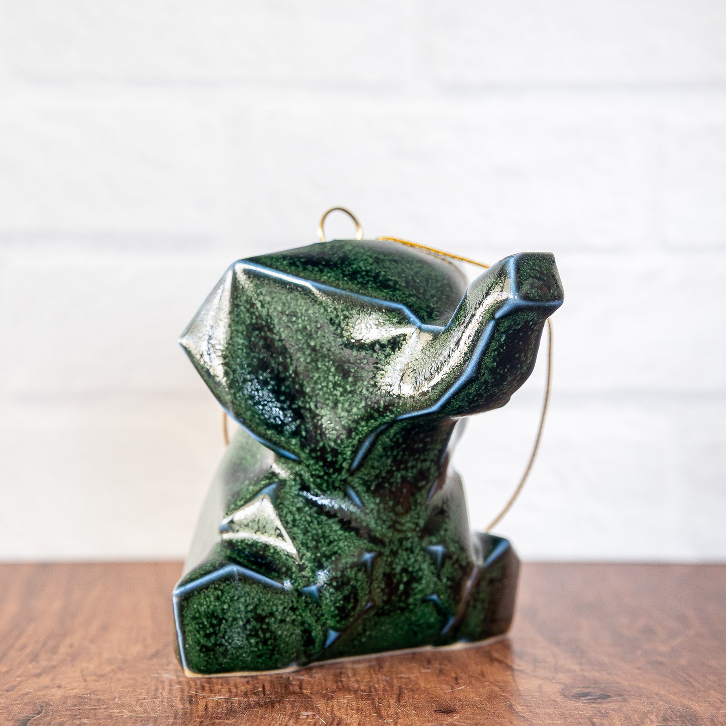 'Duckweed' Elephant Ornament