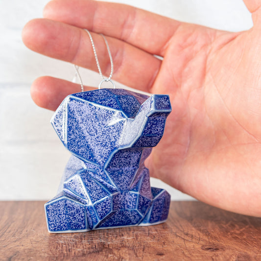 'Lavender Teadust' Elephant Ornament